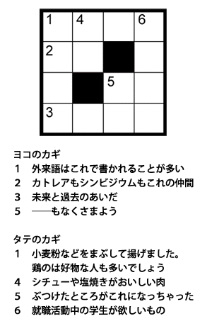 クロスワードの遊び方 ルール 解き方 Nikoli