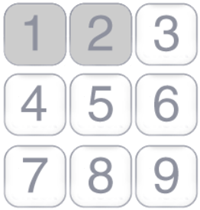 数字ボタン