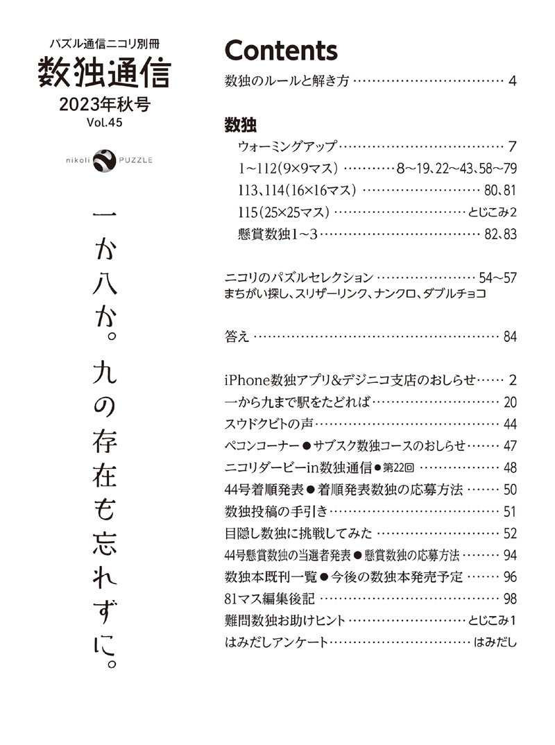 目次