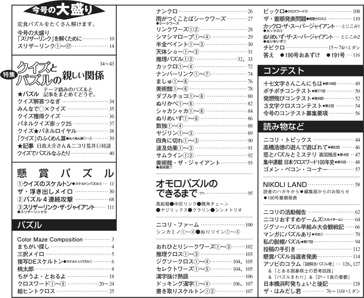 目次